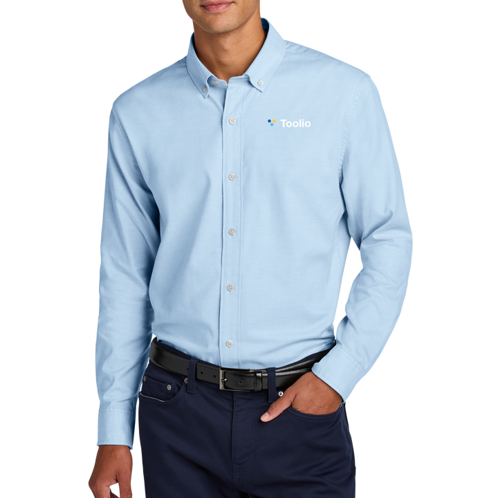 Mercer+Mettle® Long Sleeve Modern Oxford Shirt
