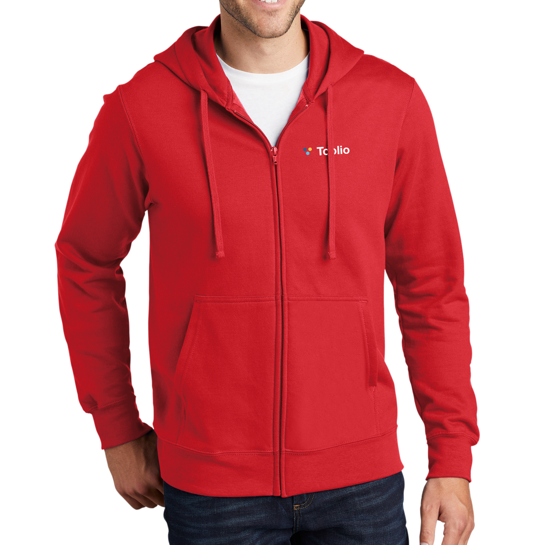 Port & Company® Fan Favorite™ Fleece Full-Zip Hooded Sweatshirt
