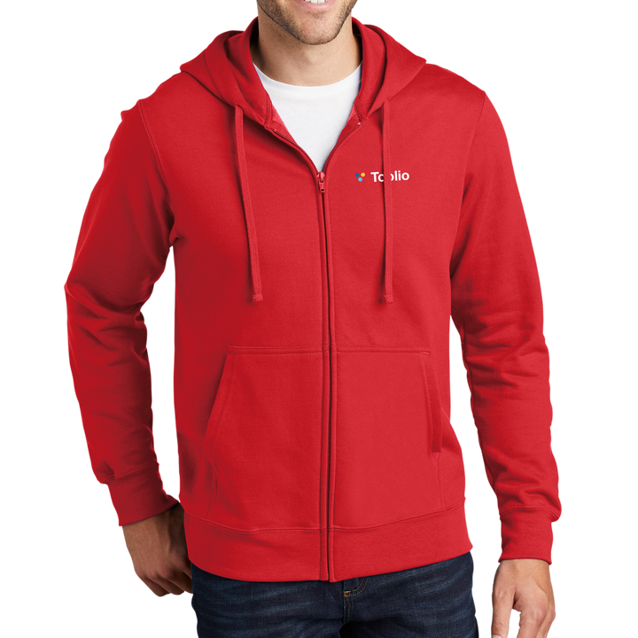 Port & Company® Fan Favorite™ Fleece Full-Zip Hooded Sweatshirt