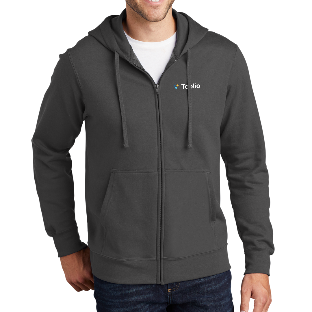 Port & Company® Fan Favorite™ Fleece Full-Zip Hooded Sweatshirt