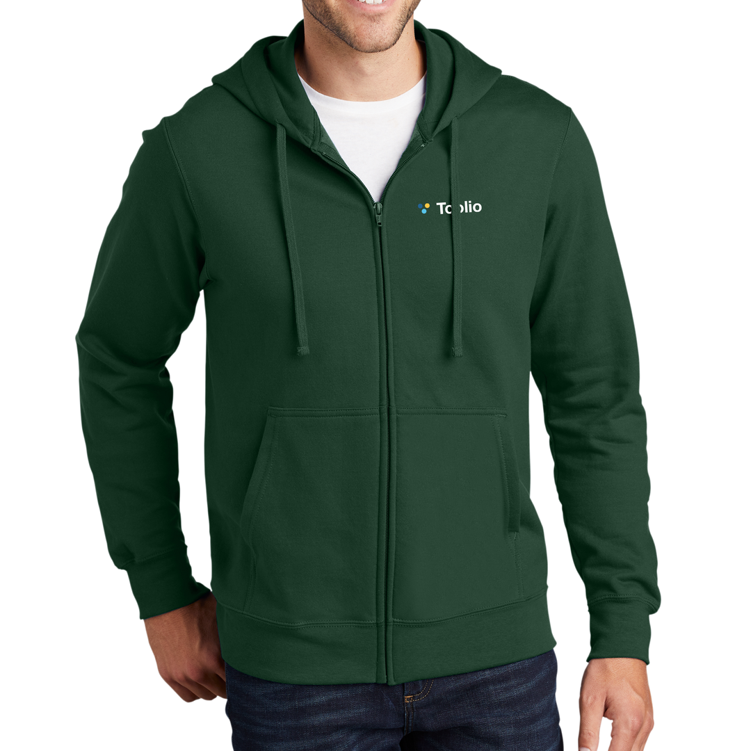 Port & Company® Fan Favorite™ Fleece Full-Zip Hooded Sweatshirt