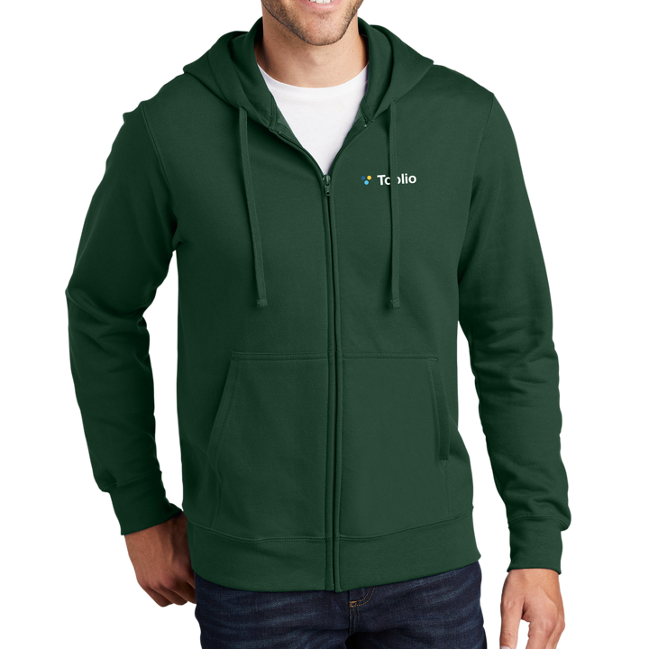 Port & Company® Fan Favorite™ Fleece Full-Zip Hooded Sweatshirt