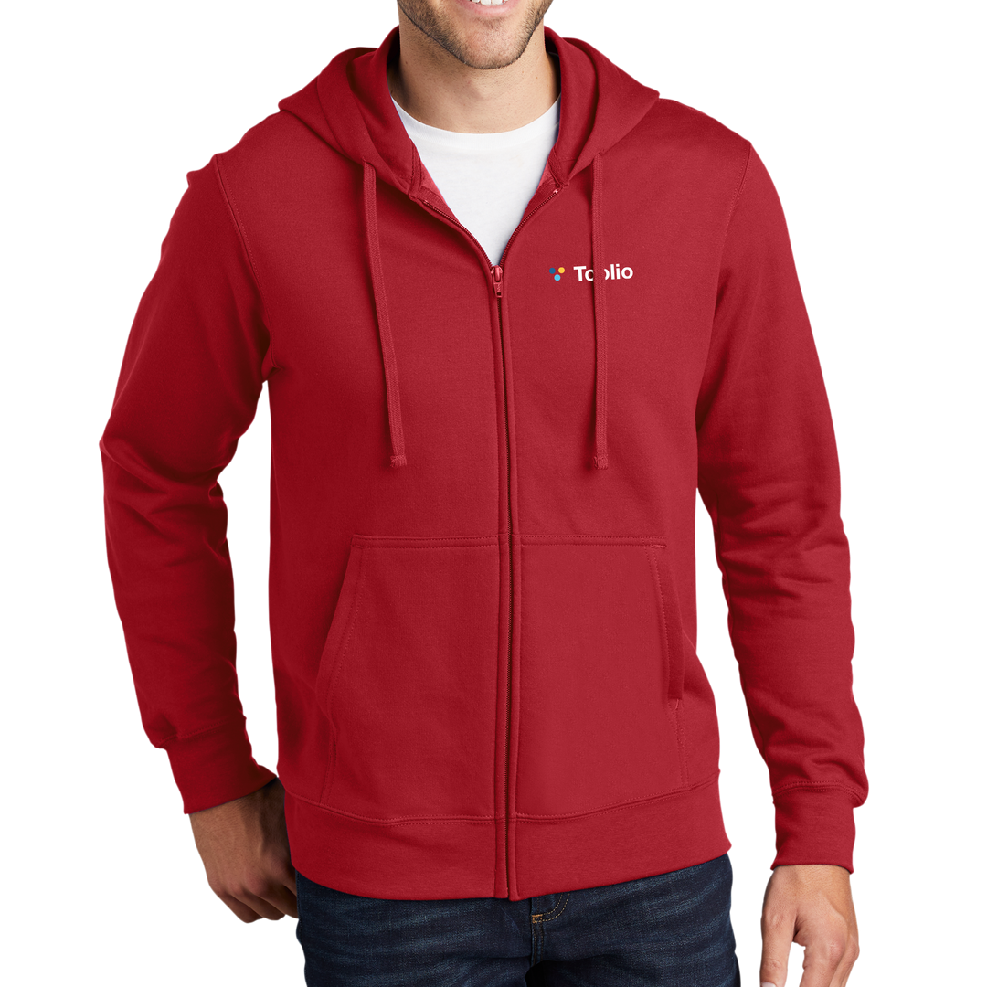 Port & Company® Fan Favorite™ Fleece Full-Zip Hooded Sweatshirt