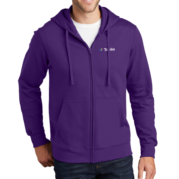 Port & Company® Fan Favorite™ Fleece Full-Zip Hooded Sweatshirt